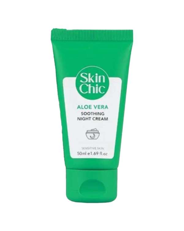 کرم شب اسکین شیک Skin Chic مناسب پوست های حساس حاوی عصاره آلوئه ورا 50ml