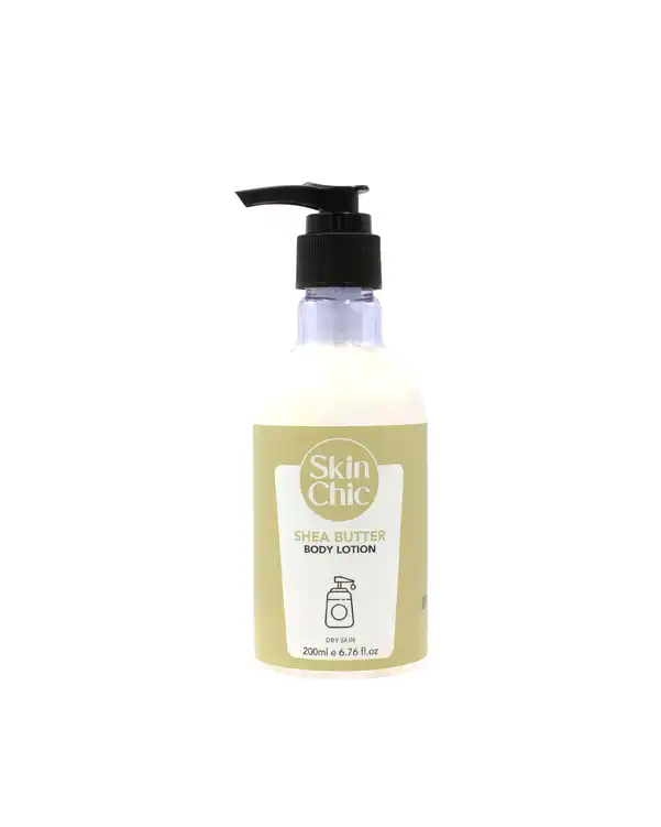 لوسیون بدن آبرسان اسکین شیک Skin Chic حاوی روغن شی باتر حجم 200ml