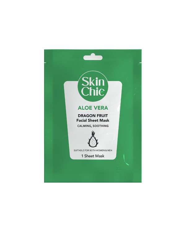 ماسک ورقه ای صورت اسکین شیک Skin Chic حاوی عصاره آلوئه ورا و بابونه 25ml