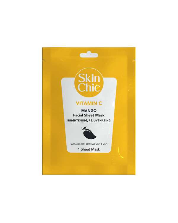 ماسک ورقه ای صورت اسکین شیک Skin Chic حاوی ویتامین C و عصاره انبه 25ml