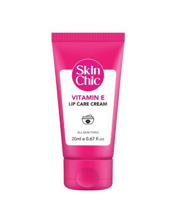 کرم مرطوب کننده و محافظت کننده لب اسکین شیک Skin Chic حاوی ویتامین ای 20ml