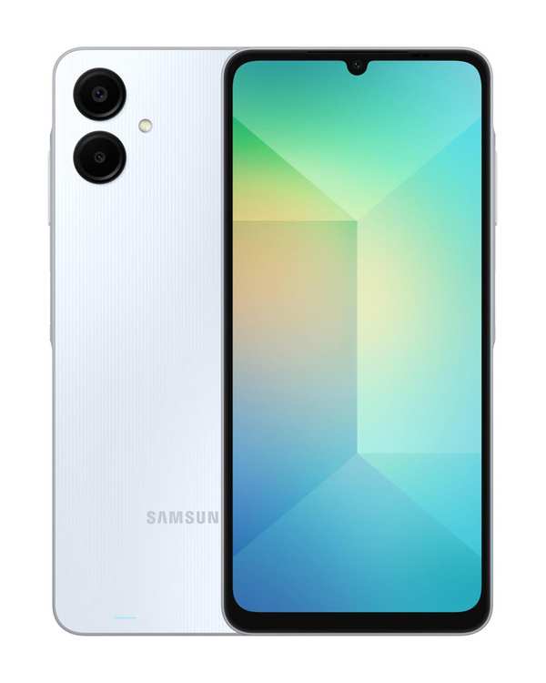 گوشی موبایل سامسونگ مدل Galaxy A06 دو سیم کارت ظرفیت ۱۲۸ گیگابایت و رم ۴ گیگابایت آبی روشن