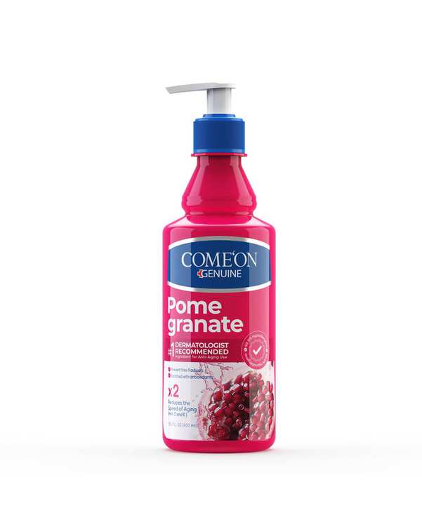 کرم مرطوب کننده پمپی کامان Come On حاوی عصاره انار 400ml