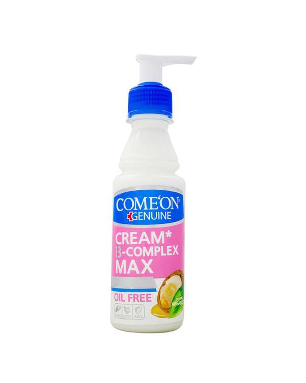 کرم مرطوب کننده ب کمپلکس پمپی کامان Come On پوست های چرب حاوی روغن آرگان 200ml