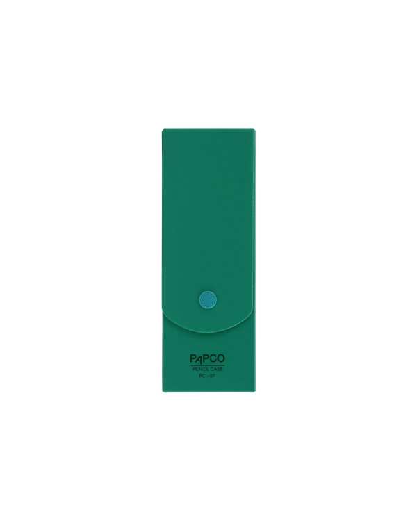 جامدادی ساده دکمه دار سبز روشن پاپکو Papco کد PC - 07