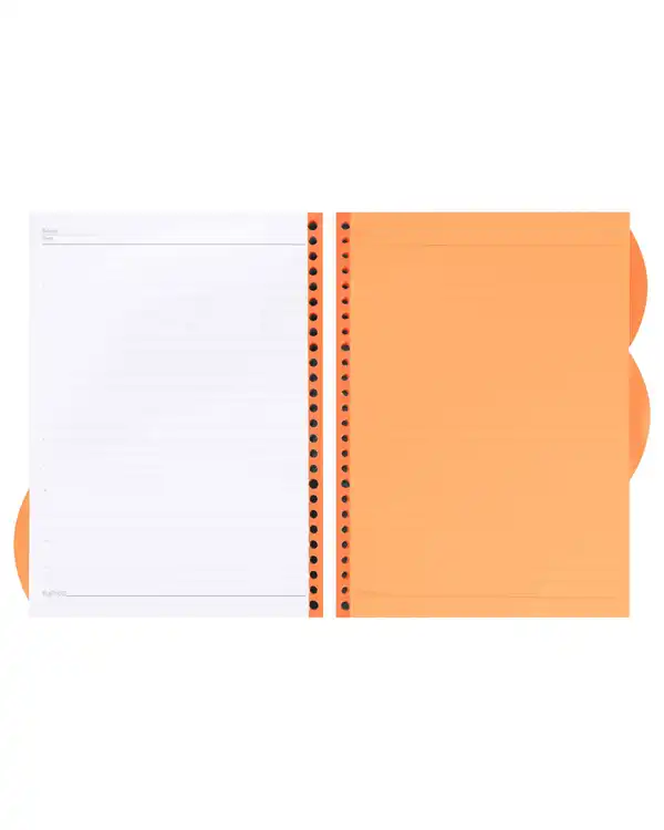 کاغذ کلاسور 200 برگ نارنجی پاپکو Papco کد NB-662-SH