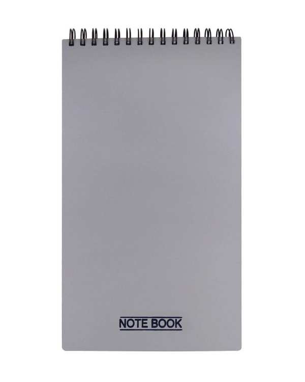 دفتر یادداشت مهندسی سیمی نقره ای 80 برگ پاپکو Papco کد NB-614
