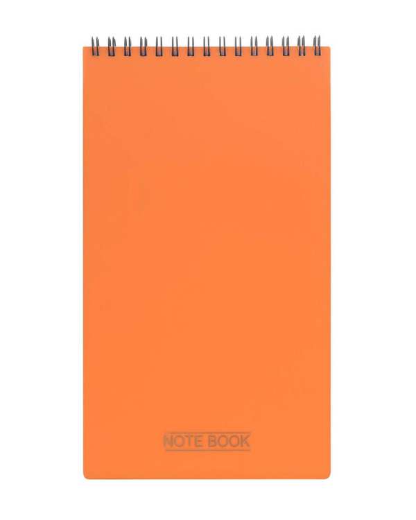 دفتر یادداشت مهندسی سیمی نارنجی 80 برگ پاپکو Papco کد NB-614