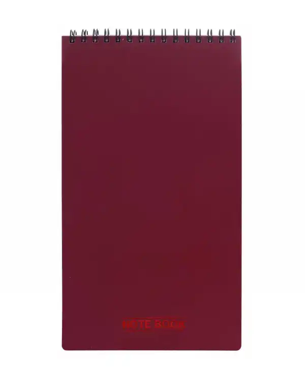 دفتر یادداشت مهندسی سیمی زرشکی 80 برگ پاپکو Papco کد NB-614