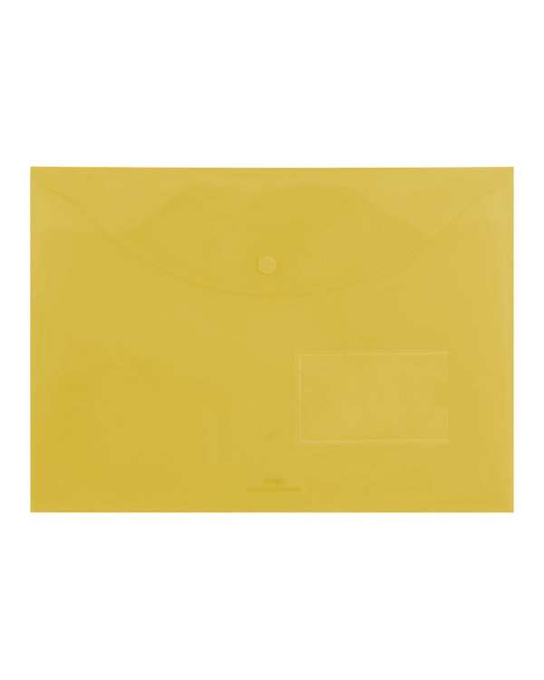 پوشه طلقی مات بیزینس زرد پاپکو Papco کد A4-116BM