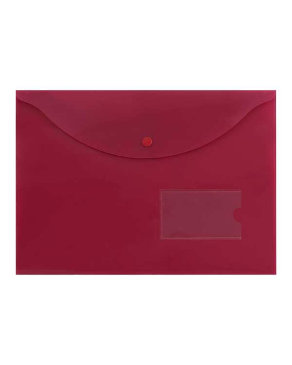 پوشه طلقی مات بیزینس زرشکی پاپکو Papco کد A4-116BM