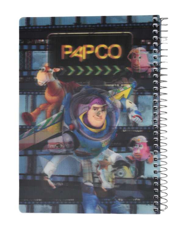 دفتر مشق سه بعدی 100 برگ سیمی پاپکو Papco کد NB-669 3D - 219