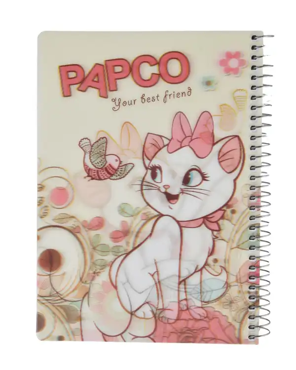 دفتر مشق سه بعدی 100 برگ سیمی پاپکو Papco کد NB-669 3D - 224