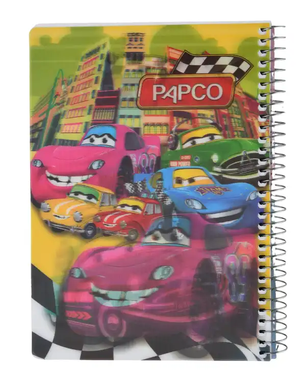 دفتر مشق سه بعدی 100 برگ سیمی پاپکو Papco کد NB-669 3D - 228