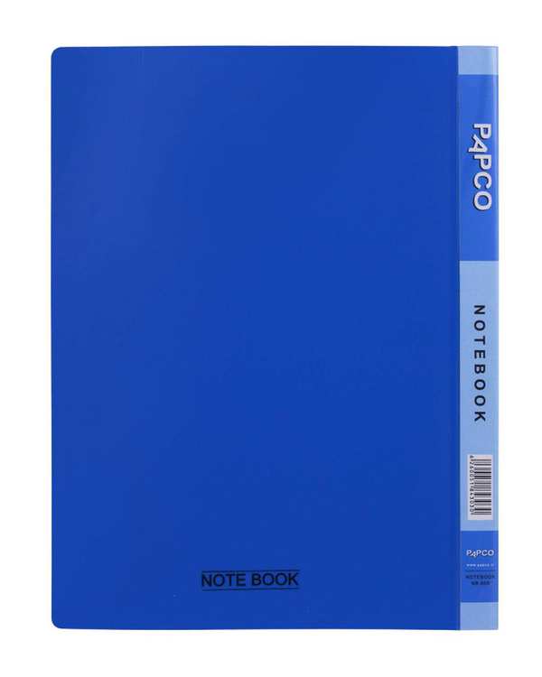 دفتر کلاسوری جیب دار 100 برگ آبی پاپکو Papco کد NB-606