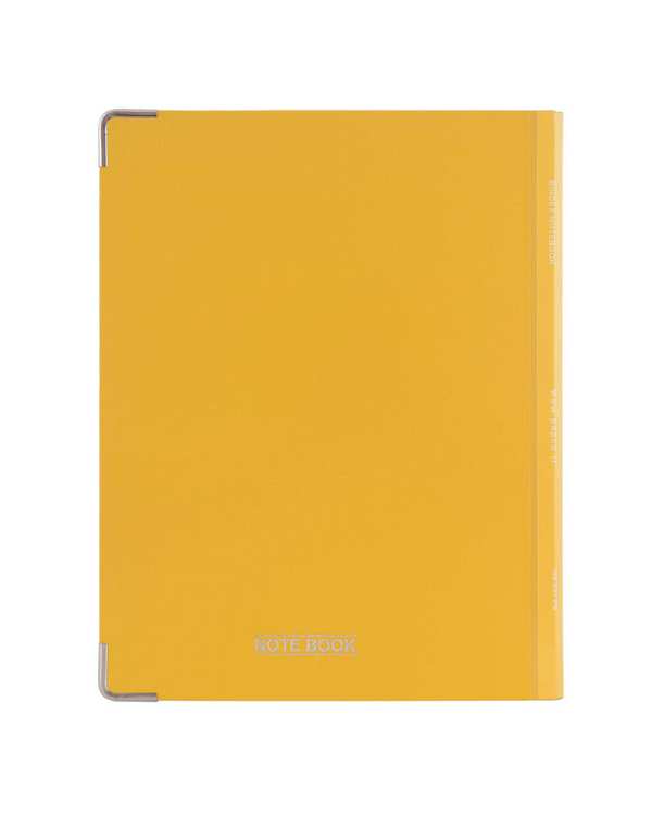دفتر کلاسوری مقوایی 100 برگ زرد پاپکو Papco کد NB-651PB