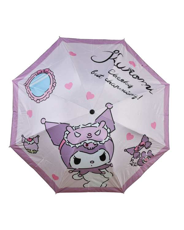 چتر تاشو بچگانه بنفش کلاسیک Classic طرح کرومی