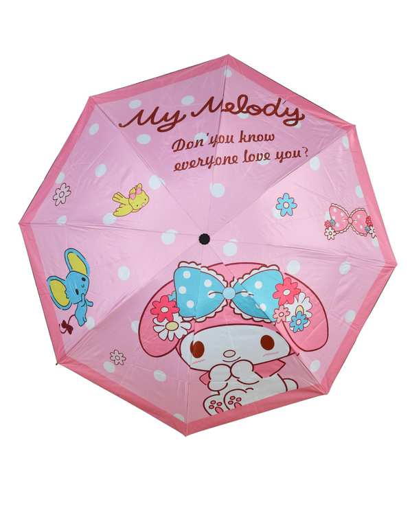 چتر تاشو بچگانه صورتی کلاسیک Classic طرح ملودی