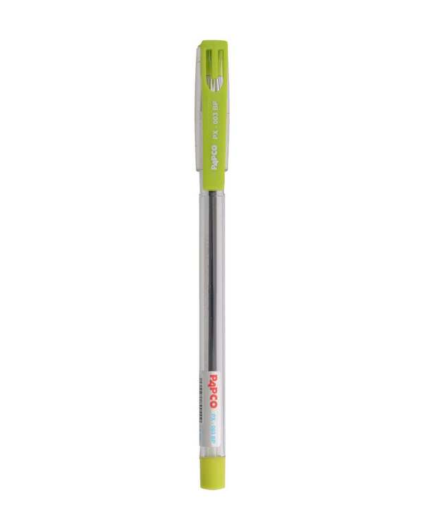 خودکار رنگی سبز فسفری پاپکو Papco کد PX-003BPC