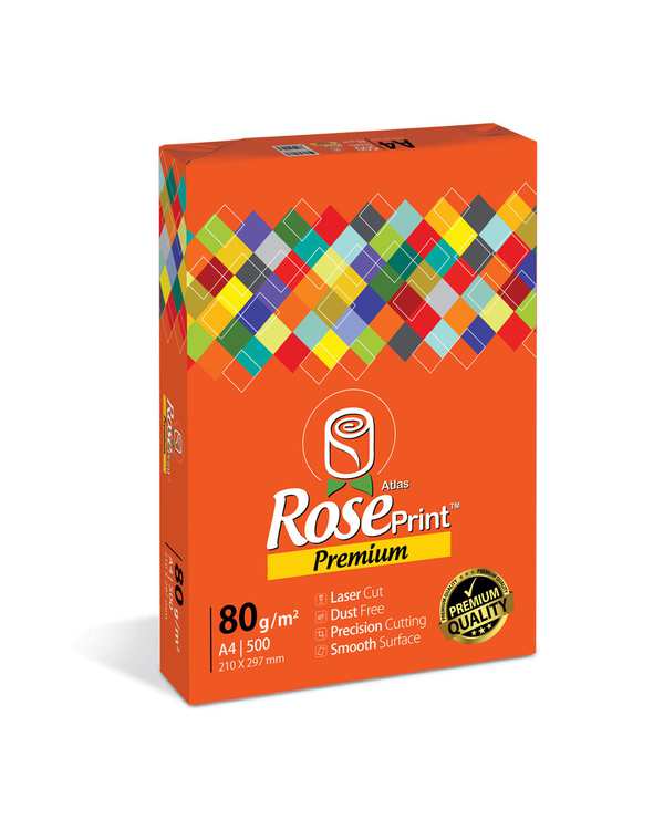  کاغذ کپی 80 گرم A4 رزپرینت نارنجی