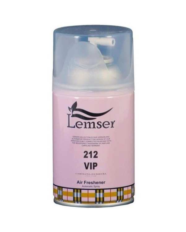 اسپری خوشبو کننده هوا لمسر Lemser با رایحه 212 Vip حجم 250ml مدل AY250VP
