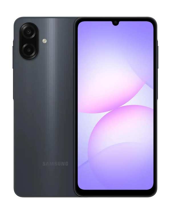 گوشی موبایل سامسونگ مدل Galaxy A07 دو سیم کارت ظرفیت ۱۲۸ گیگابایت و رم ۶ گیگابایت - مشکی