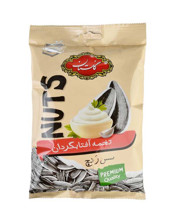 تخمه آفتابگردان با طعم سس رنچ گلستان 100 گرم