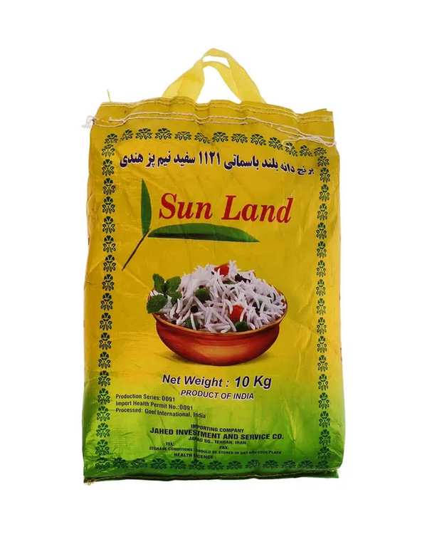 برنج هندی سان لند ۱۰ کیلوگرم - تصویر 2