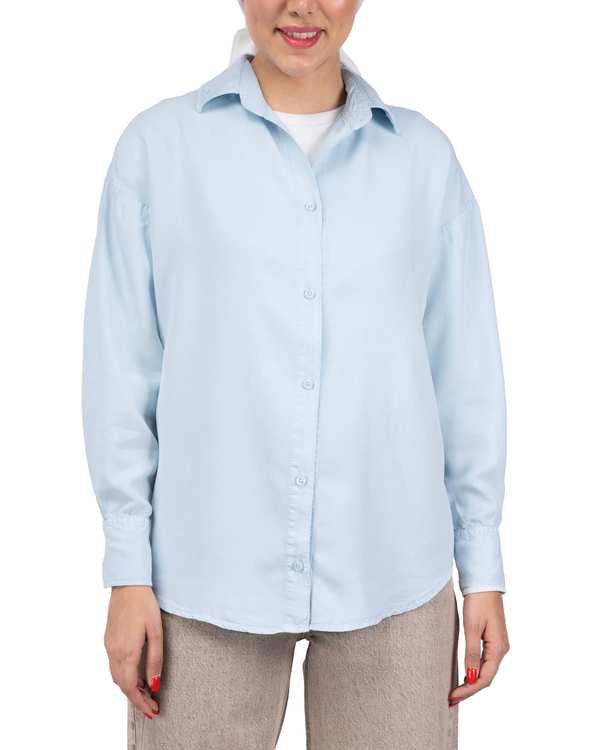 شومیز زنانه قد 70 آبی آسمانی رویال جین Royal Jeans مدل سونیا کد 0006609