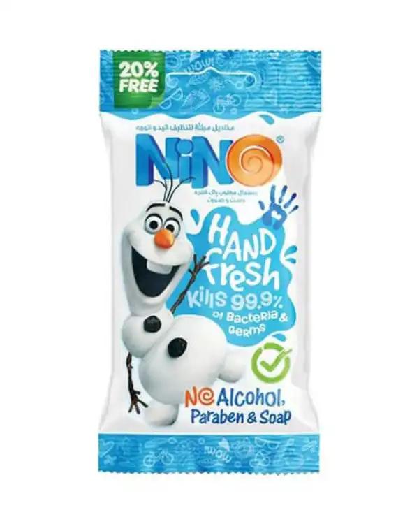 دستمال مرطوب دست و صورت طرح آدم برفي نینو Nino