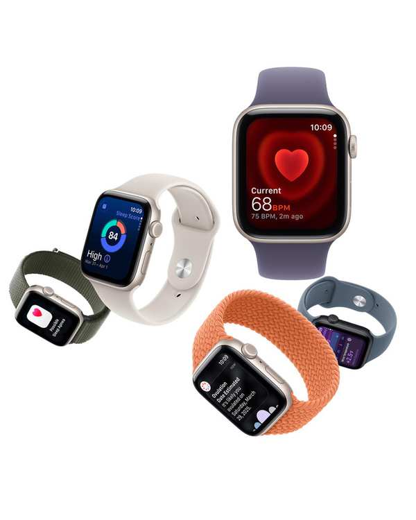 اپل واچ بند سیلیکونی 44 میلی متری مدل SE 3 Aluminum Case - تصویر 3