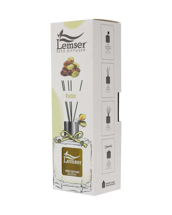خوشبو کننده رید دیفیوزر لمسر Lemser رایحه رایزن RD120RA حجم 120 میلی لیتر - تصویر 2