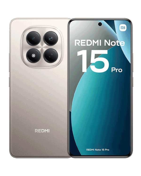 گوشی موبایل شیائومی مدل Redmi Note 15 Pro 4G ظرفیت 256 گیگابایت رم 8 گیگابایت - تیتانیومی