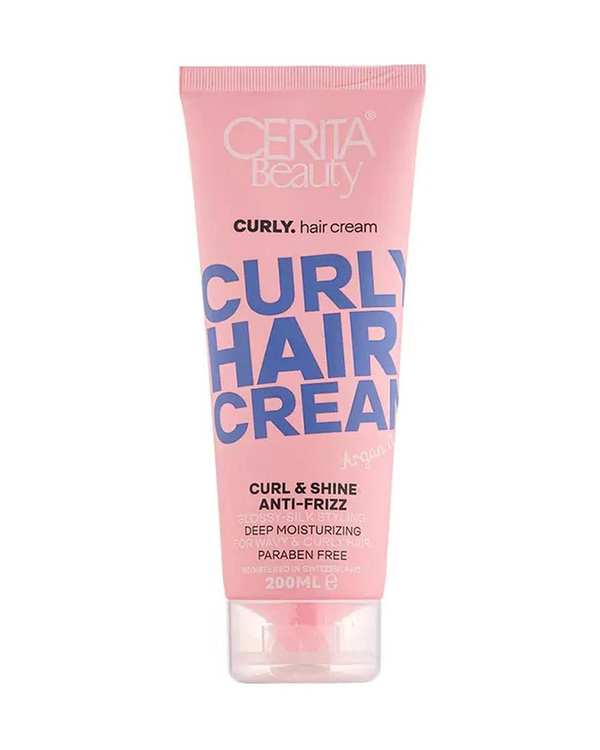 کرم موهای فر سریتا بیوتی Cerita Beauty مدل Curly Hair حجم ۲۰۰ میلی لیتر