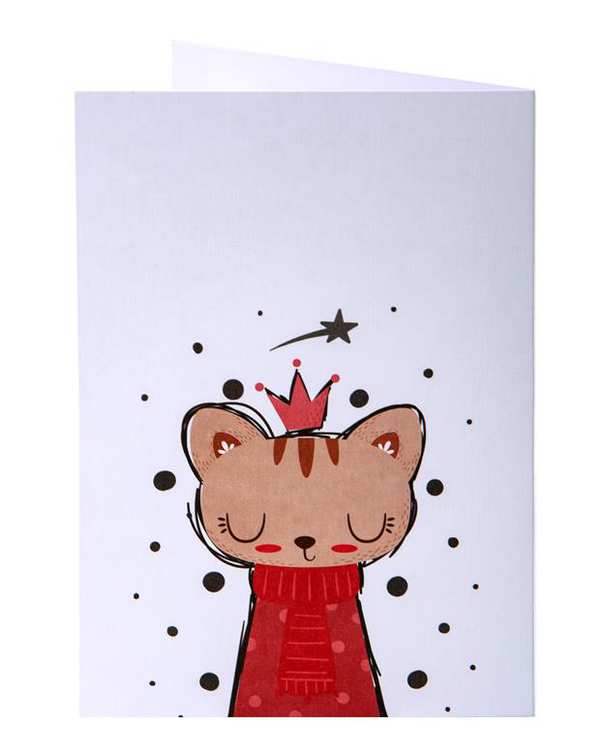 کارت پستال طرح گربه کارتینا