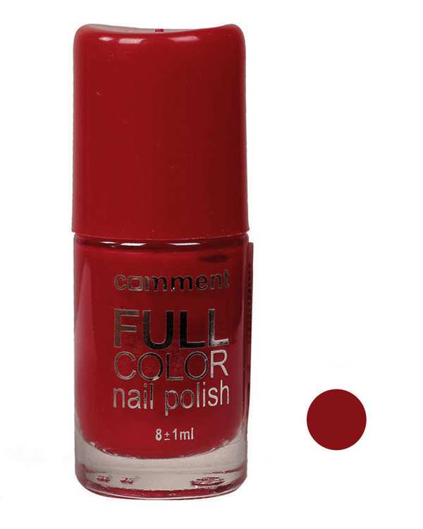 لاک ناخن کامنت مدل Full Color قرمز 030