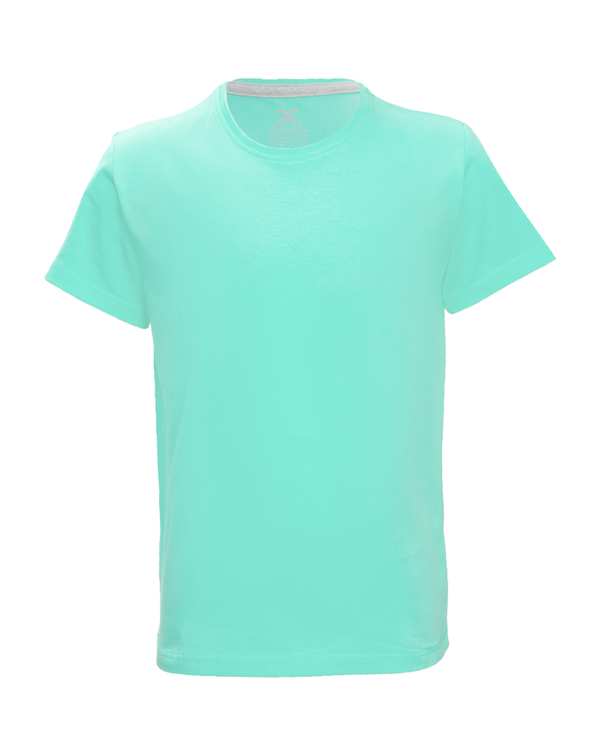 تی شرت پسرانه نخی سبز آبی هلکا