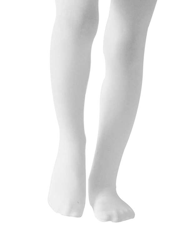 جوراب شلواری بچگانه سفید روبان Robban