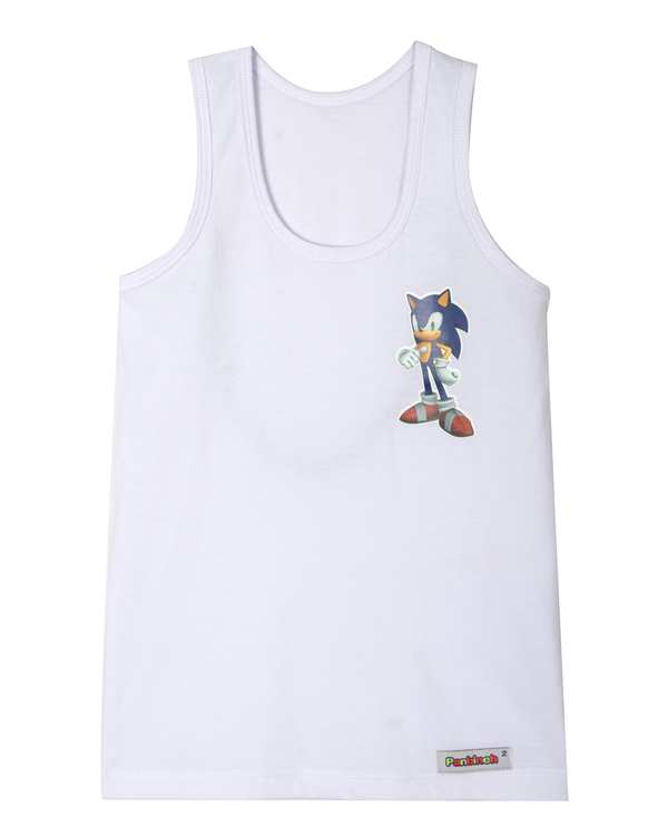 زیرپوش پسرانه رکابی سوپر نخ پنبه سفید Panbineh پنبینه کد 34241773 ?>