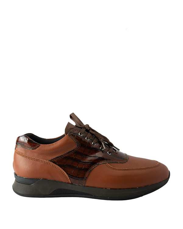 کفش مردانه کژوال طبی قهوه ای لاچین مدل LA8811 