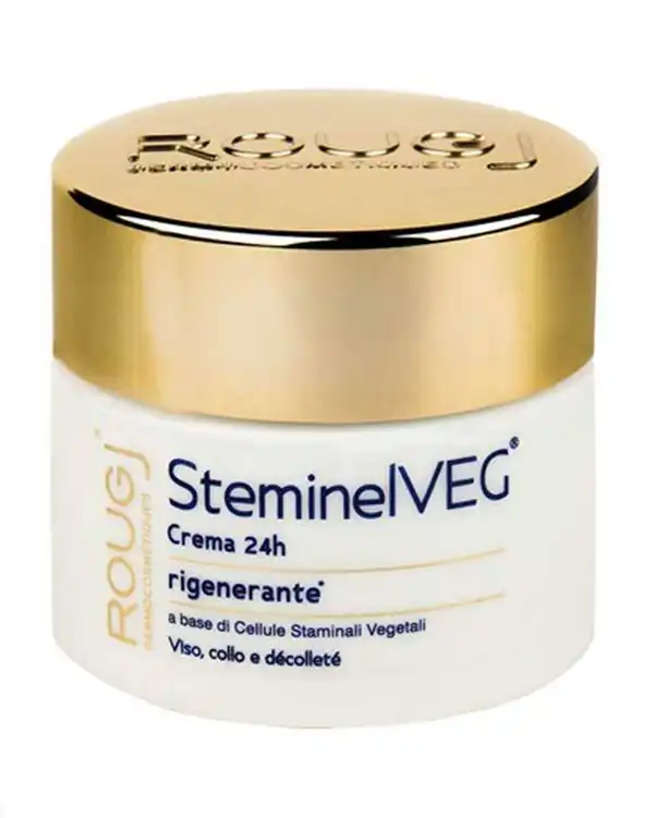کرم بازسازی کننده و احیا کننده پوست روژی Rougi مدل Regenerating SteminelVEG Cream با تکنولوژی سلول بنیادی گیاهی