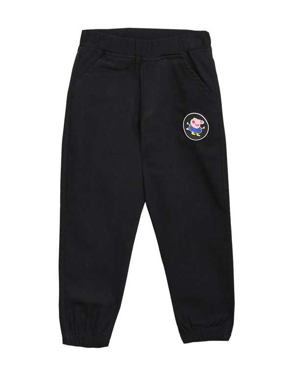 شلوار بچگانه کتان مشکی تی تیش Teeteesh طرح Peppa Pig  ?>