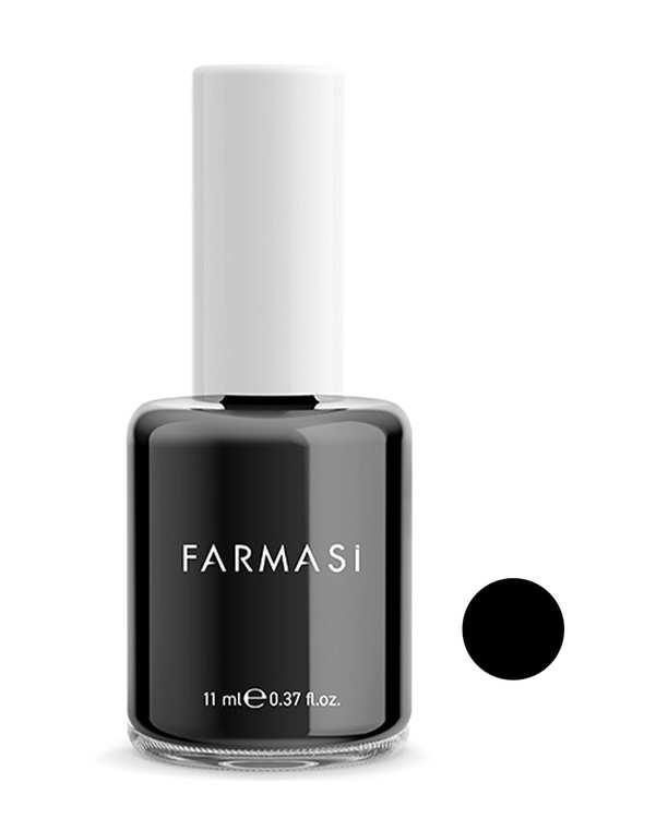 لاک ناخن فارماسی Farmasi مدل Classic شماره Fr 08 Black Art  شماره 1001026