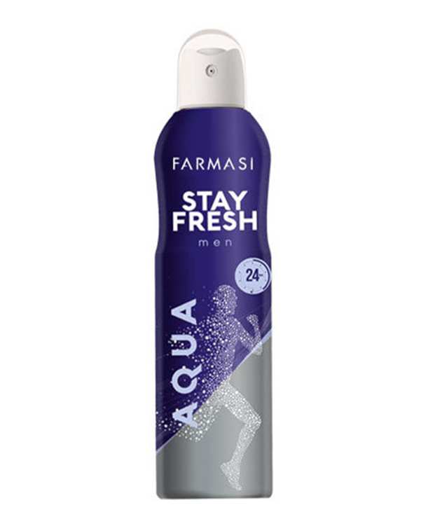 اسپری دئودورانت مردانه فارماسی Farmasi مدل Stay Fresh Aqua شماره 1107404
