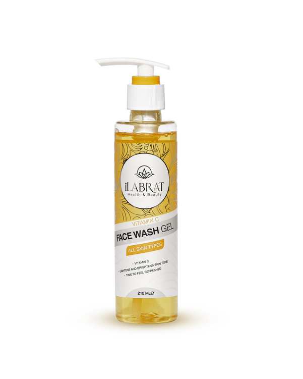 ژل شستشوی صورت ایلابرت مدل حجم 210ml Ilabrat stabilize Vitamin C Fce Wash For All skin 210 ml