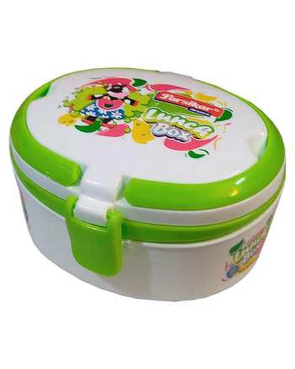 ظرف غذای کودک پلاستیکی دو طبقه دسته دار پارسیکار Parsicar مدل JM5000B - تصویر 3
