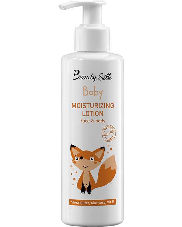 مرطوب کننده و آبرسان لوسیون مرطوب کننده صورت و بدن کودک بیوتی سیلک Beauty Silk حجم ۲0۰ml - تصویر 4