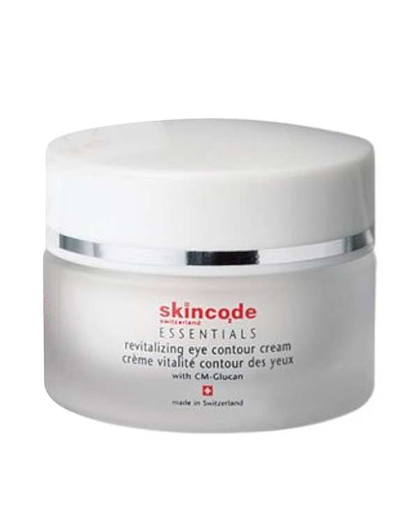 کرم دور چشم احیا کننده پوست اسکین کد Skincode سری Essentials مدل Revitalizing Eye Contour Cream