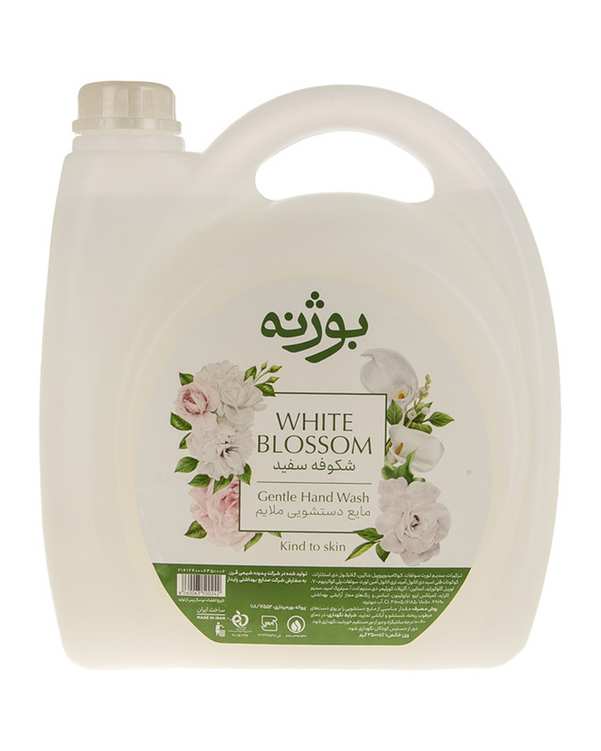 مایع دستشویی ملایم بوژنه با رایحه شکوفه سفید 3500 گرم