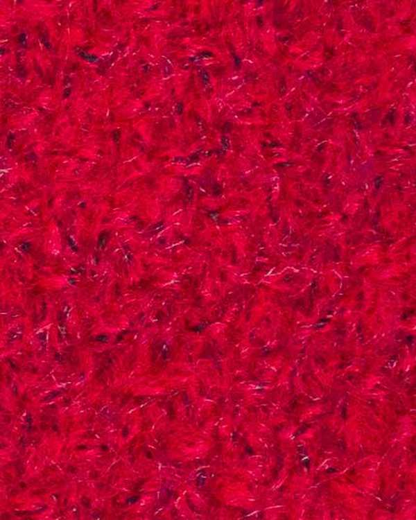 شال گردن زنانه بافت مثلثی رو ترانسفر قرمز تارتن Tartan - تصویر 2